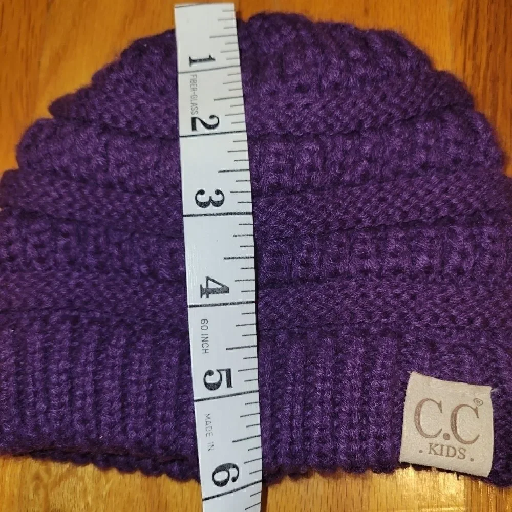 CC Boutique purple beanie